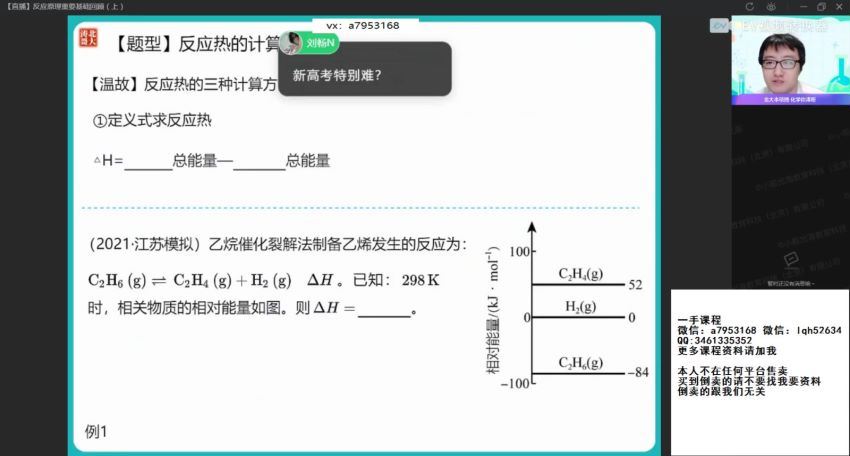 2022高三作业帮化学张文涛春季班（尖端），百度网盘(5.20G)