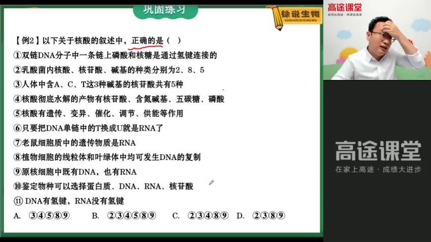 徐京2022高考生物一轮，网盘下载(1.51G)