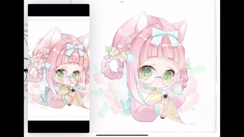 【缺】banyan君第三期仿水彩头像团练2023年【画质超清只有视频】，百度网盘(10.17G)