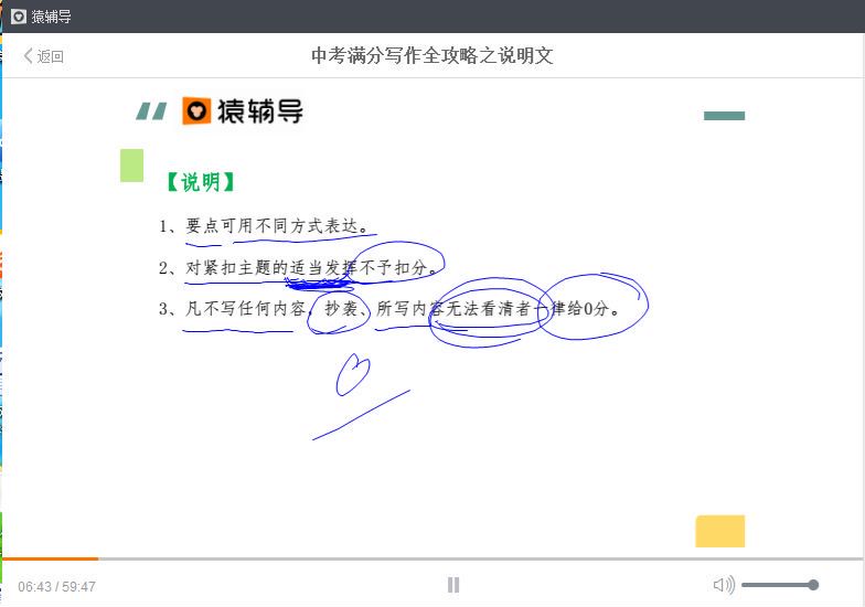 闵佳琳中考作文文体全攻略，网盘下载(562.12M)