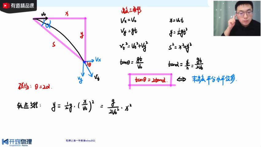 2022高三有道物理乔凯寒假班，百度网盘(1.98G)