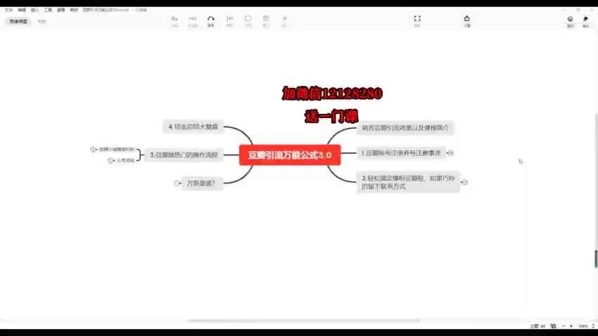 ​万哥豆瓣引流万能公式3.0​，百度网盘(119.49M)