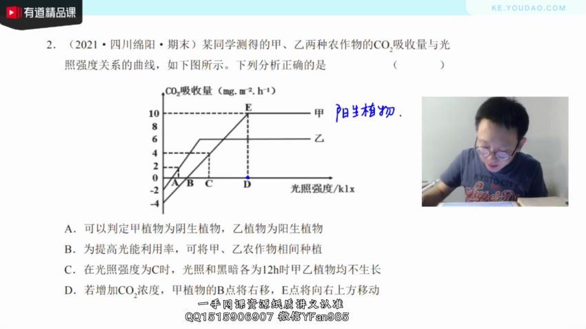 2022高三有道生物陈旭晨秋季班，百度网盘(4.88G)