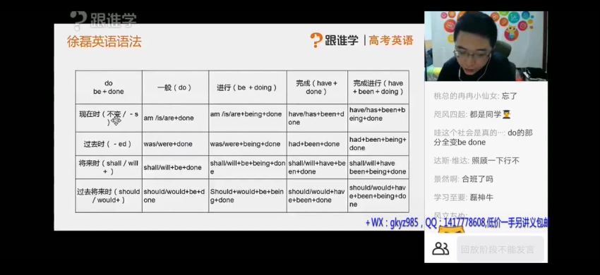 2020徐磊英语语法系统课程(完结)（高清视频），百度网盘(5.71G)