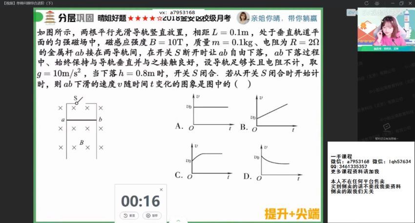 2022高二作业帮物理林婉晴春季班（尖端），百度网盘(8.90G)