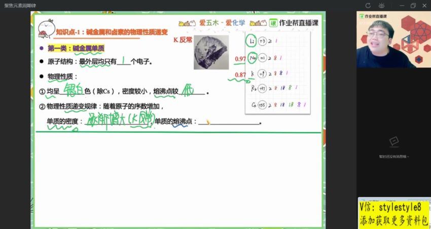 【2021春】高一化学尖端班（林森）完结，百度网盘(43.61G)