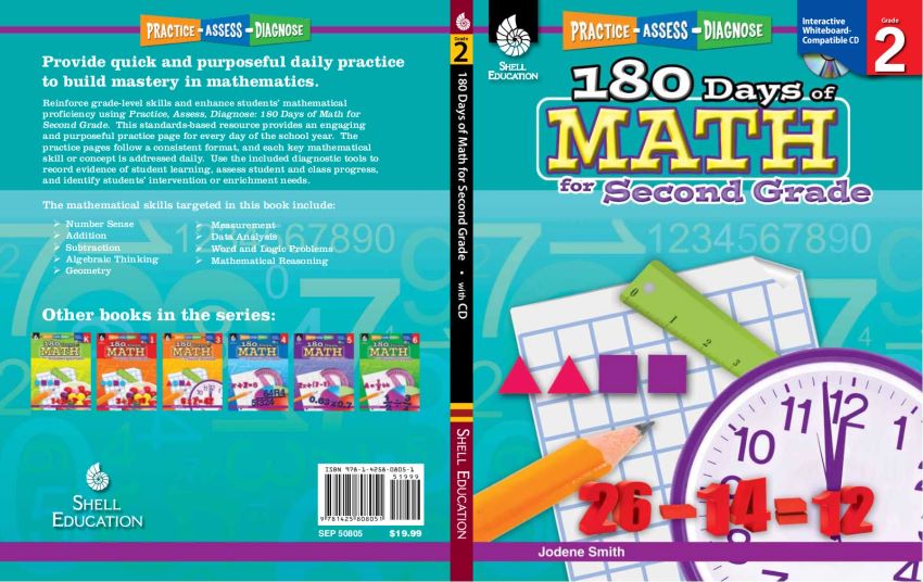 小学数学180天（英文高清原版PDF）1-4年级 