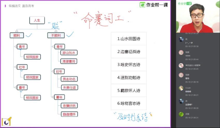 【01-0语文】作业帮-高二语文-杨勇【春季班】2019，百度网盘(19.97G)