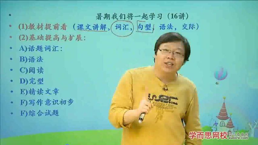 60讲2014学年初二新生英语年卡目标满分班（外研版）60讲刘飞飞，百度网盘(8.91G)