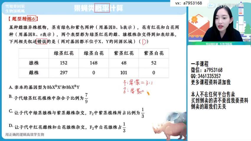 2023高三作业帮生物杨雪一轮秋季班（a+)，百度网盘(8.27G)