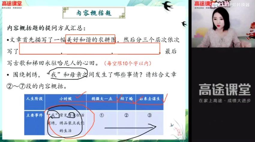 高途2020中考杨思思语文决胜冲刺抢分班（3.39G高清视频），百度网盘(3.39G)