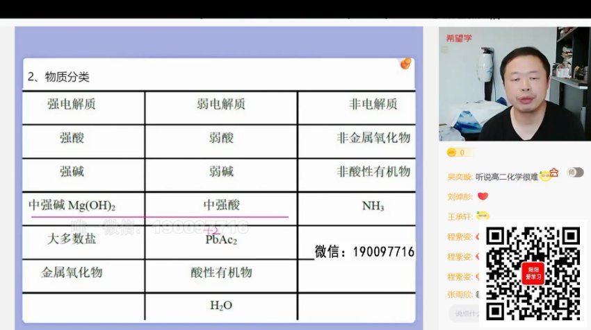学而思：【2023秋上】高二化学S班 郑瑞，百度网盘(11.36G)