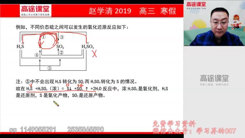 高途二轮2020高途高三化学赵学清寒假班（高清视频），百度网盘(11.49G)