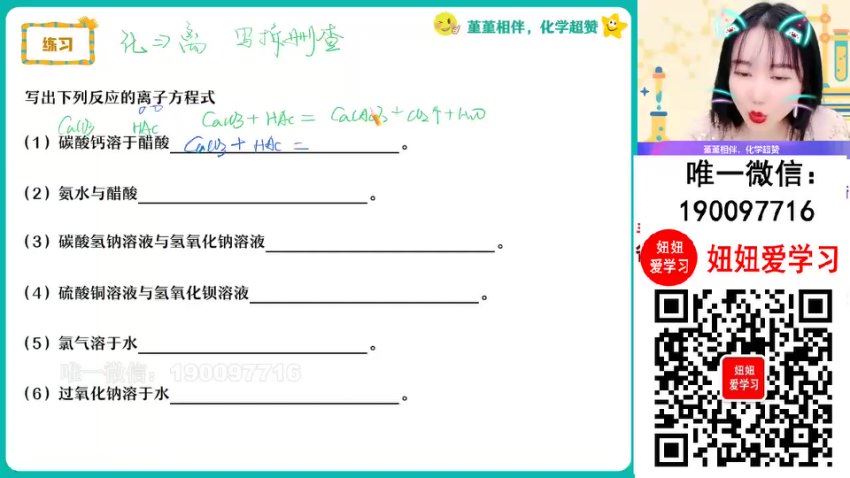 作业帮：【2023秋下】高一化学 王瑾 A+，百度网盘(13.04G)
