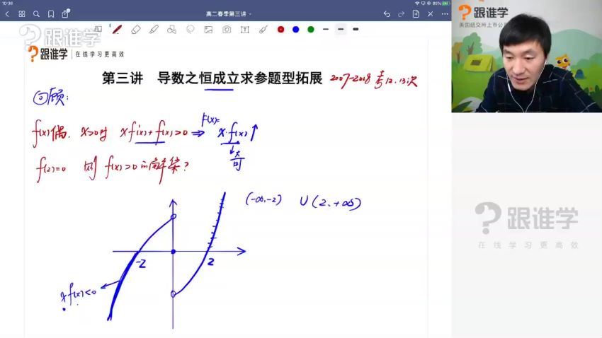 2021高三高途数学赵礼显函数专项，百度网盘(1.23G)