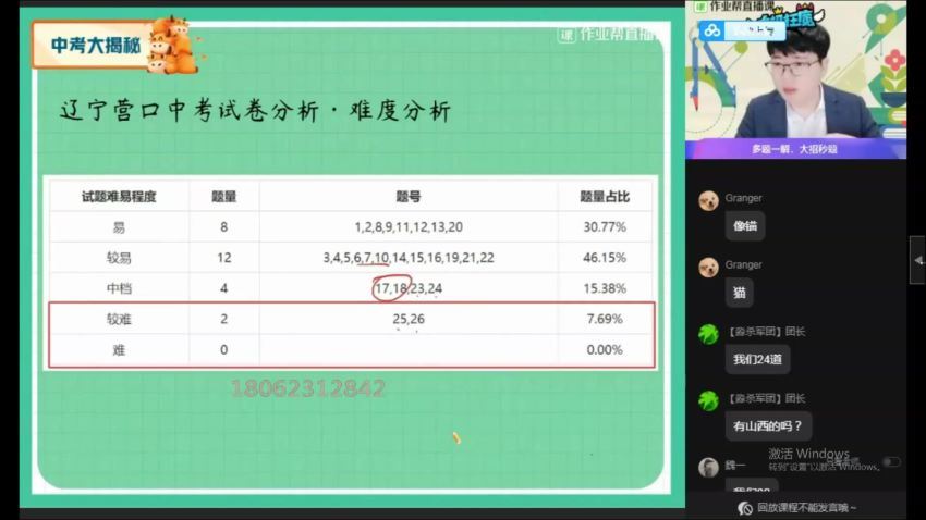 【2021春】中考数学毕治尖端班 12，百度网盘(7.98G)