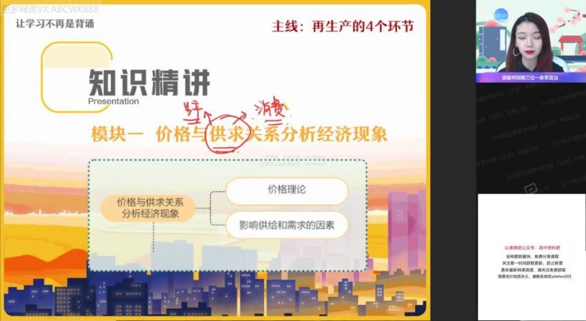 2022高三作业帮政治周峤矞寒假班，百度网盘(2.47G)