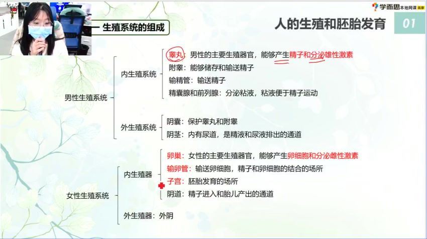 李嘉津 初一生物寒假班（勤思在线）学而思培优小四门，百度网盘(2.35G)