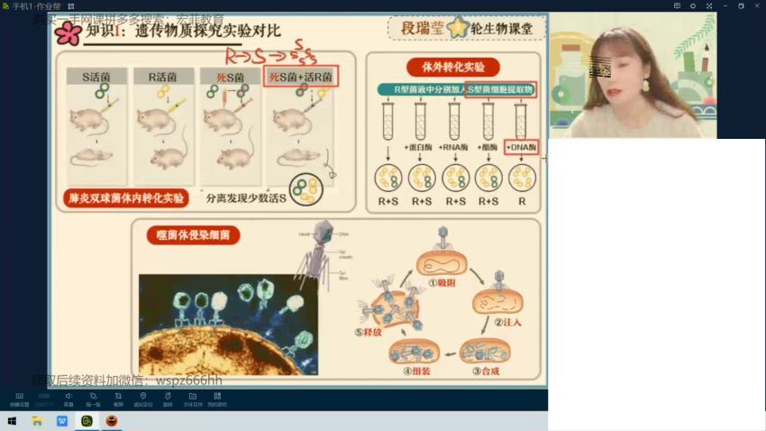 2022高三作业帮生物段瑞莹寒假班（尖端），百度网盘(2.16G)