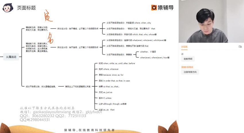 2022高三猿辅导英语姜伟a+班寒春联保资料，百度网盘(4.61G)